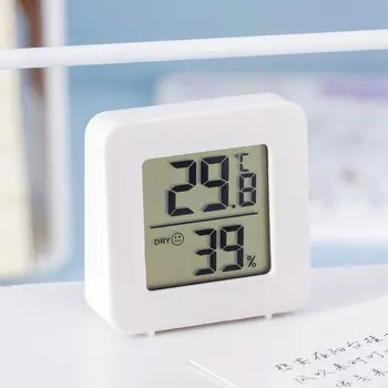 Mini-LCD-digital Дисплейный термометър-Влагомер Електронен сензор за температурата в стаята, Влагомер, термометър битова