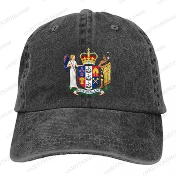 Флаг Нова Зеландия Модни Памучен бейзболна шапка Унисекс Класическа Регулируема Мъжки Дамски Дънкови шапка за възрастни