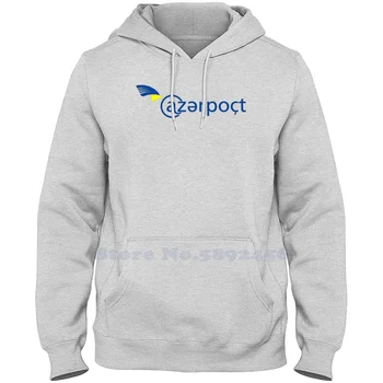 Модни hoody с логото на Azerpost, блузи с шарките на по-високо качество от 100% памук