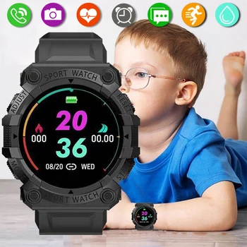 Кръгли цифрови спорт часовници Smart, детски часовници, цифрови електронни часовници за фитнес с Bluetooth, мъжки, детски часовници, директна доставка