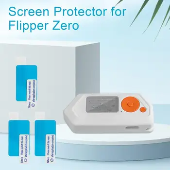 Екран Протектор За Детска Игрова Конзола Flipper Zero 3шт Защитни Фолиа За Екрана Детска Игра Flipper Zero Пластмасово Стъкло на Екрана
