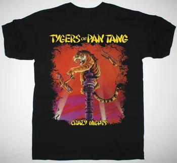 TYGERS OF PAN TAnG Crazy Nights 1981, черна тениска унисекс S-2345XL YA915