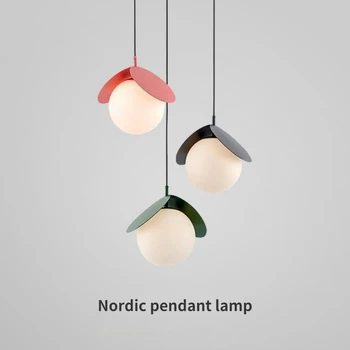 Номер на тестени изделия и пост модерен ресторант полилей бар тенис на декоративен окачен лампа скандинавски творчески детски тавана lamparas нощни