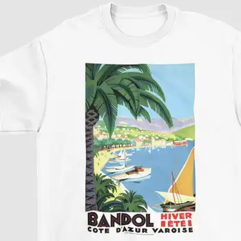 Реколта тениска Badol, Френска Ривиера, Франция, пуловер за пътуване, Лазурния бряг, Варуаз, топ за пътуване, естетичен продукт