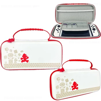Калъф Super Mario Bros за носене на Nintendo Switch, чанта за съхранение на аниме, портативни защитни капаци за OLED-конзолата Switch, подаръци