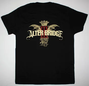 Вдъхновена от Новата Памучен Черна мъжка тениска Alter Bridge от S до 2345XL Подарък фенове HC549