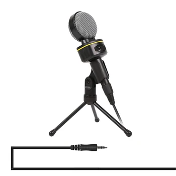 Кондензаторен микрофон за запис на подкасти с група за статив и комплект за стрийминг възпроизвеждане на игри