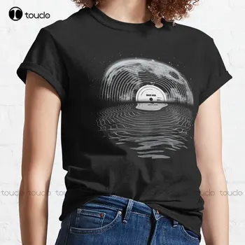 Музика New Moon Song Space Stars, класическа тениска Alien Shirt S-3Xl Унисекс