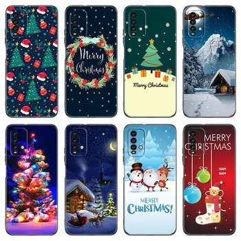 Калъф за Телефон Snow Весела Коледа За Xiaomi Redmi 7 7A 8A 9i 9А 9В 10 10A 10В K20 Note 5 6 Mi 8 9 9T Pro A2 Lite A3 6X Mix 3
