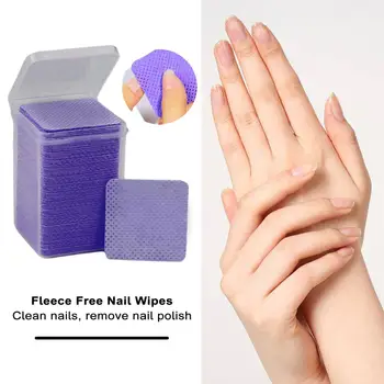 Салфетки лакочистител Меки абсорбиращи памучни кърпички за нокти за по-лесно отстраняване на маникюрного лак без кърпичка за гел за нокти