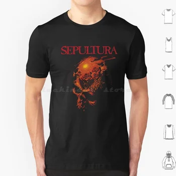 Тениска на Sepultura Мъже, Жени Деца 6xl Sepultura Heavy Metal Groove Metal Макс Джентълмен Джентълмен, Танцува върху гроба ти, Игор