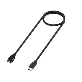 Преносимото USB кабел C Кабел за синхронизация на данни и зареждане за Fenix 5 5S 5X 935/945 Черен