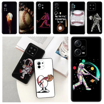 Силиконови Меки Калъфи за телефони Baseball Astronaut Art Калъф за Redmi Note12 12c a1 a2 Plus Xiaomi 13 12 12s Pro Lite 12t cc9 Fundas