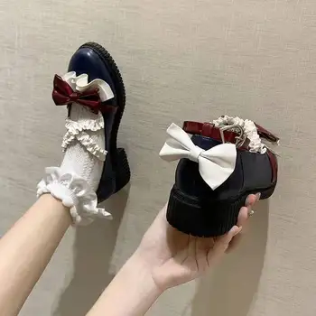 Лолита Реколта Японски обувки Лолита 