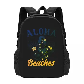 Хавайски дизайн, съвместен раница aloha beaches, голяма простор, хубав сгъваема 3D печат