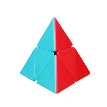 [Picube] QiYi 2x2 пирамидална кубче без етикети magic cubes professional 2x2x2 speed пъзел cube забавни играчки за деца