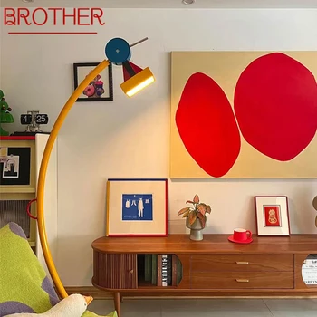 Детски под лампа с фигура на БРАТ си, Цветен геометрия, креативност в семейната спалня, led декоративна атмосфера