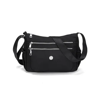 Модни ежедневна чанта през рамо от найлонов плат Оксфорд, дамски водоустойчива чанта за почивка, голяма чанта голям за майката на средна възраст