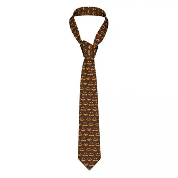 Страшно вратовръзка с шарките на Хелоуин, вратовръзки с черепа, Вратовръзка за ежедневието, бизнес вратовръзка, тясна вратовръзка