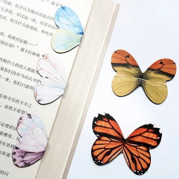 4 бр./опаковане. Магнитен маркер-пеперуди, магнитни маркери на страници, сгъваема пеперуда