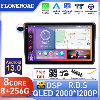 Android на авточасти за Ford Kuga 2004 - 2005 Авто радио Мултимедиен плейър GPS Навигация Авторадио Carplay 4G Wifi Bluetooth 5.0