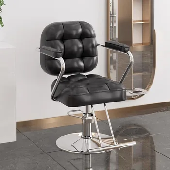 Салон за грим, Коса стол, въртящо се на седлото, козметично стол, стол за фризьорски салон, обзавеждане за фризьорски салон Silla De Barbero