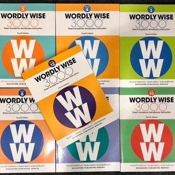 35 бр. /компл. WORLDLY WISE 3000 Book K-12 IELTS, TOEFL Разширяване на лексика на английски думи Урок, Тест книжка, обучение за деца