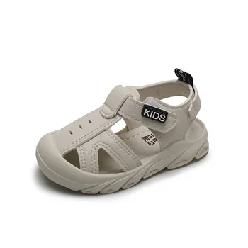 Сандали за момчета, лятна обувки за деца със затворени пръсти подметка, бебешки маратонки Firstwalkers за момичета 1-3 години CSH1525