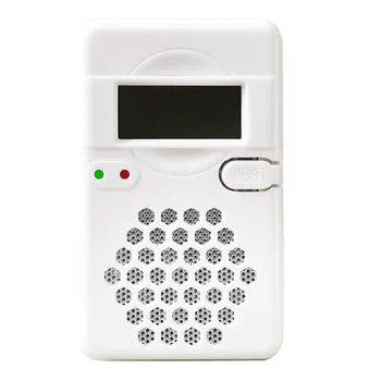 Мини алармена система за откриване на въглероден оксид с цифров LCD дисплей, аларма за откриване на CO