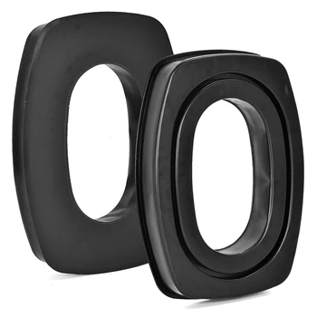 1 Чифт Амбушюр Черен Цвят PU + Гъба За Слушалки Howard Leight От Honeywell Impact Headset За Защита на Слуха Earmuf