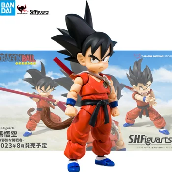 Оригинална Фигурка Bandai Dragon Ball Gt S. H. Figuarts Son Goku -Innocent Challenger-Tnst Изключителен Модел Кукли-Играчки За Деца, Подаръци